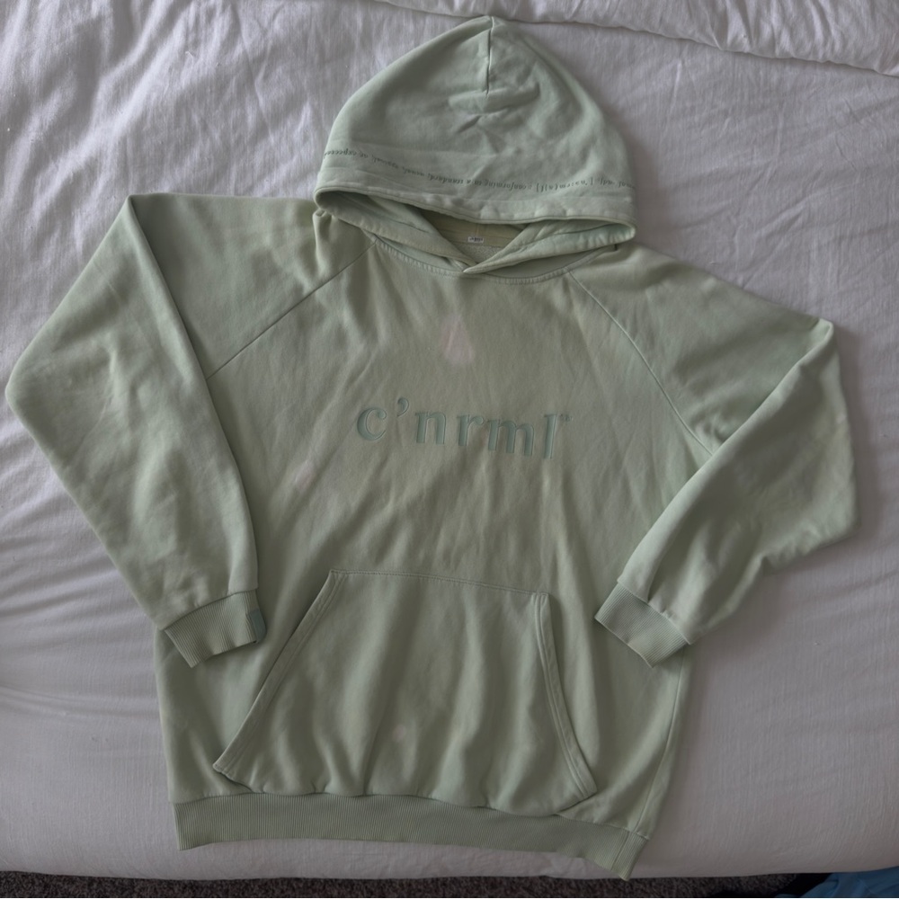 Men's Mint Green C’est Normal Hoodie
